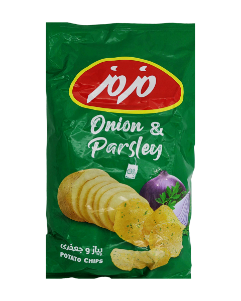 چیپس پیاز و جعفری - مزمز