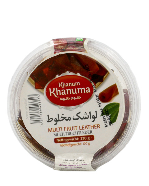 Fruchtleder in Soße - Khanum Khanuma