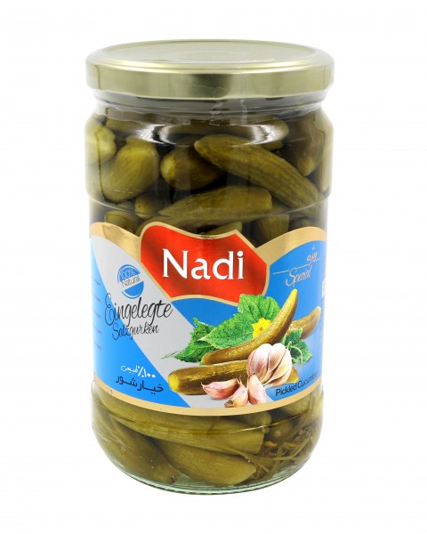 Eingelegte Salzgurken Spezial - Nadi