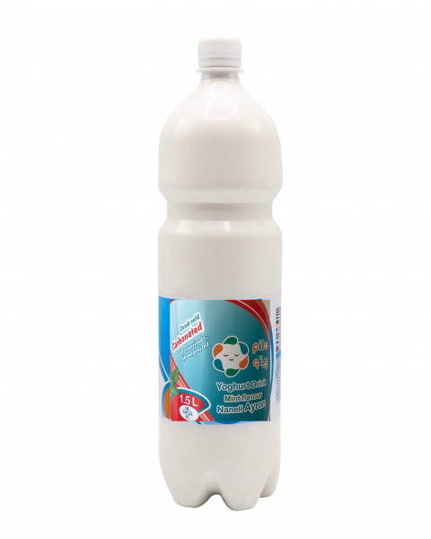 Yoghurt mit Kohlensäure mit Minze 1,5L.
