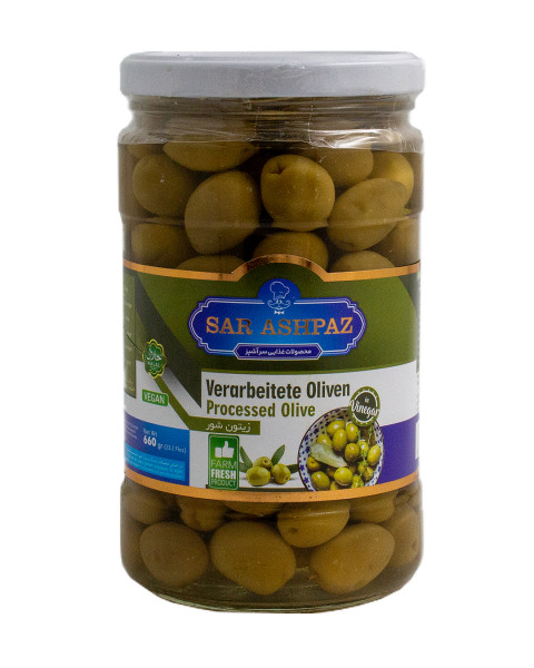 Oliven mit Stein - Sar Ashpaz