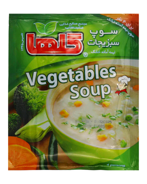 سوپ سبزیجات گلها