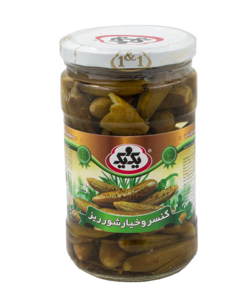 خیار شور ریز یک و یک
