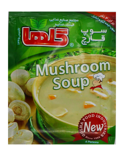 سوپ قارچ گلها