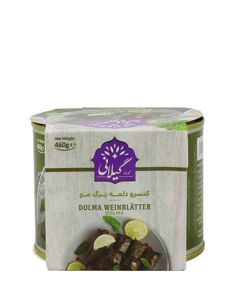 کنسرو دلمه برگ مو گیلانی