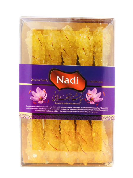 Kandis Sticks mit Safran 200g - Nadi