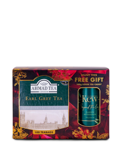 Ahmad Schwarzteebeutel Earl Grey - mit Gratis Tee