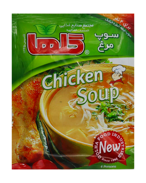 سوپ مرغ گلها